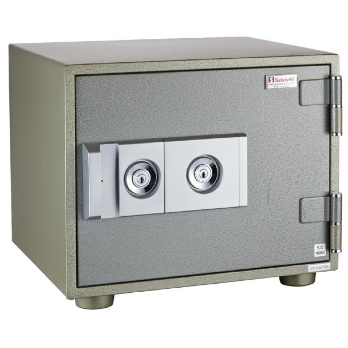 Safewell SD102K2 SD系列 韓國防火夾萬 (雙鎖匙) (橄欖灰) Safewell SD102K2 SD系列 韓國防火夾萬 (雙鎖匙) (橄欖灰)